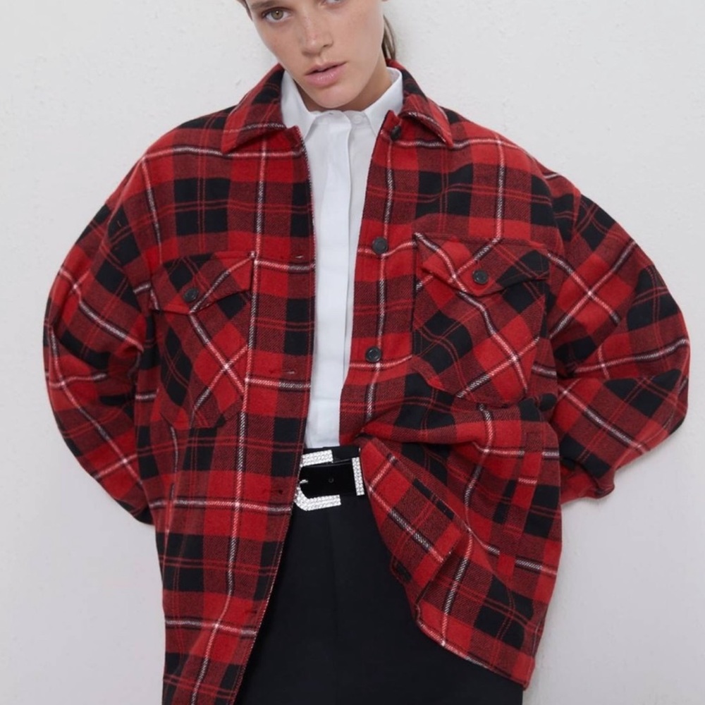 SOLD OUT EVERY ZARA - Red Shacket